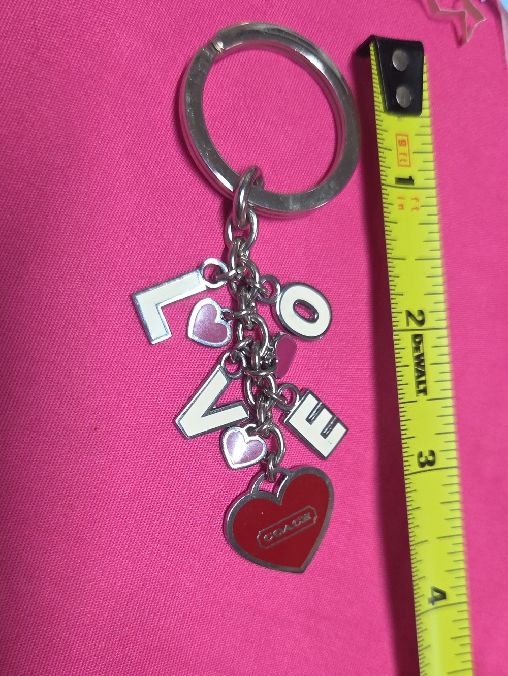 Coach "LOVE" KEYCHAIN OR BAG CHARM